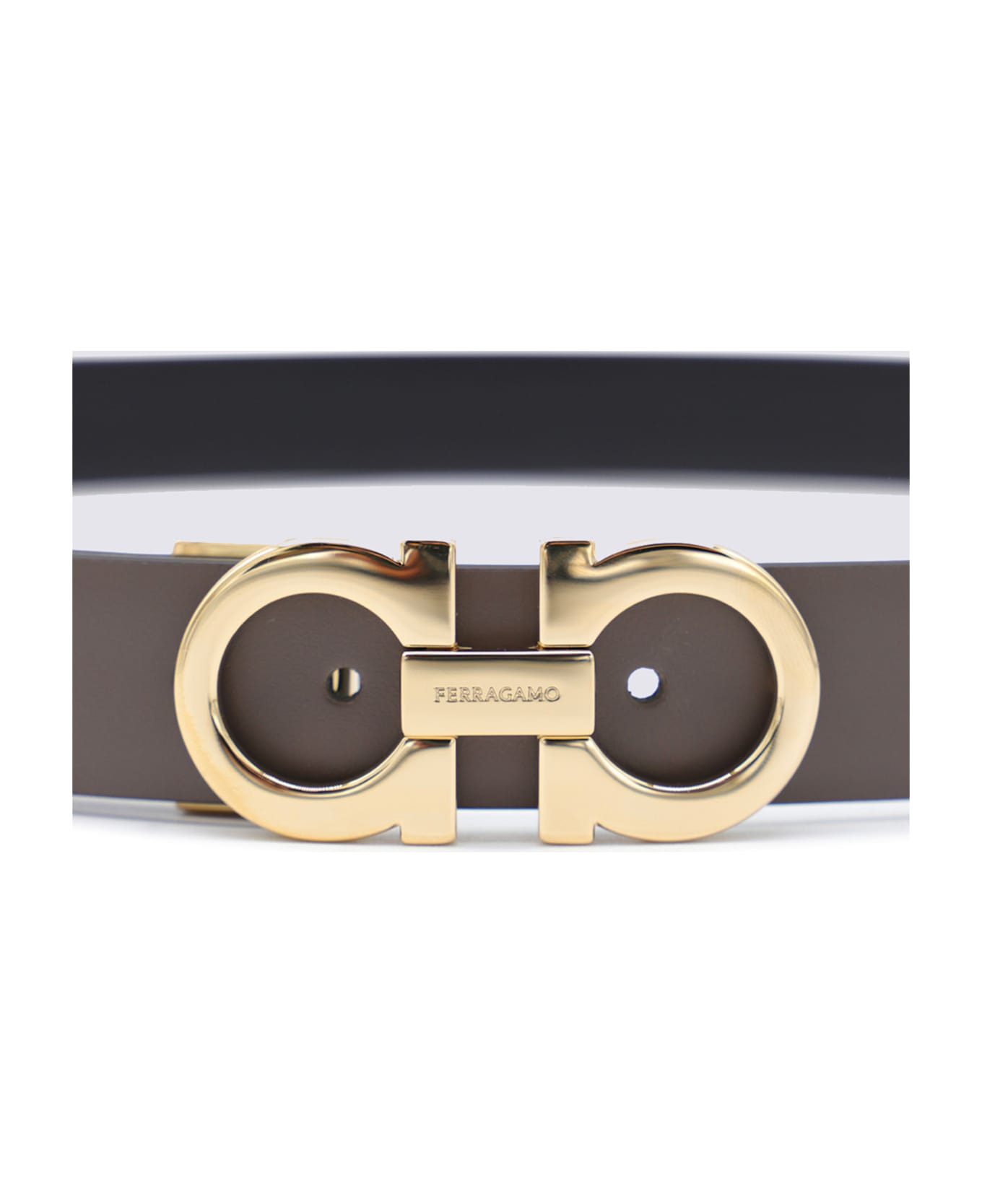 Brown Leather Belt - 2