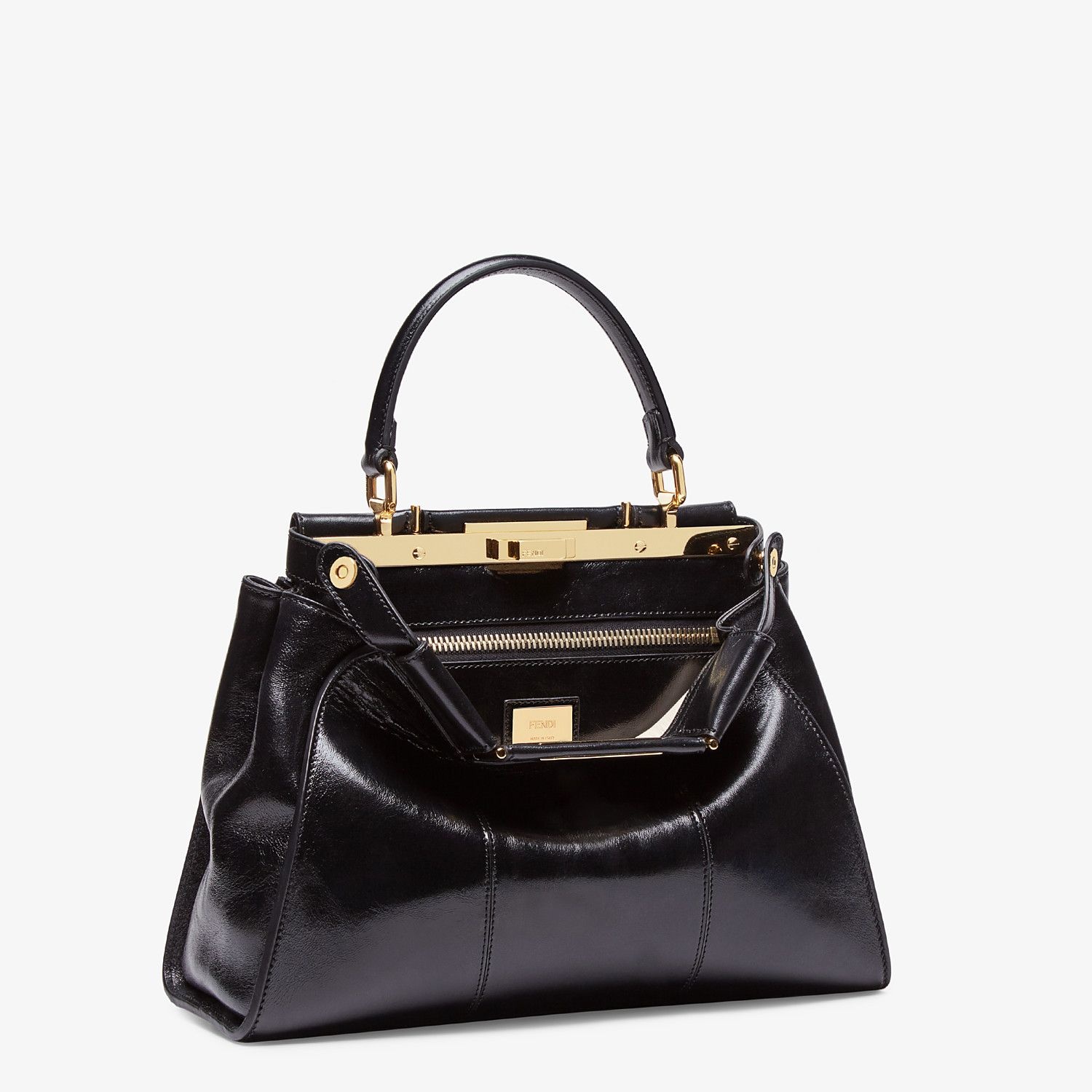 Black leather bag - 4