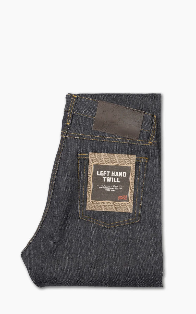 NAKED & FAMOUS DENIM TRUE GUY LEFT HAND TWILL SELVEDGE INDIGO 13.75OZ - 1