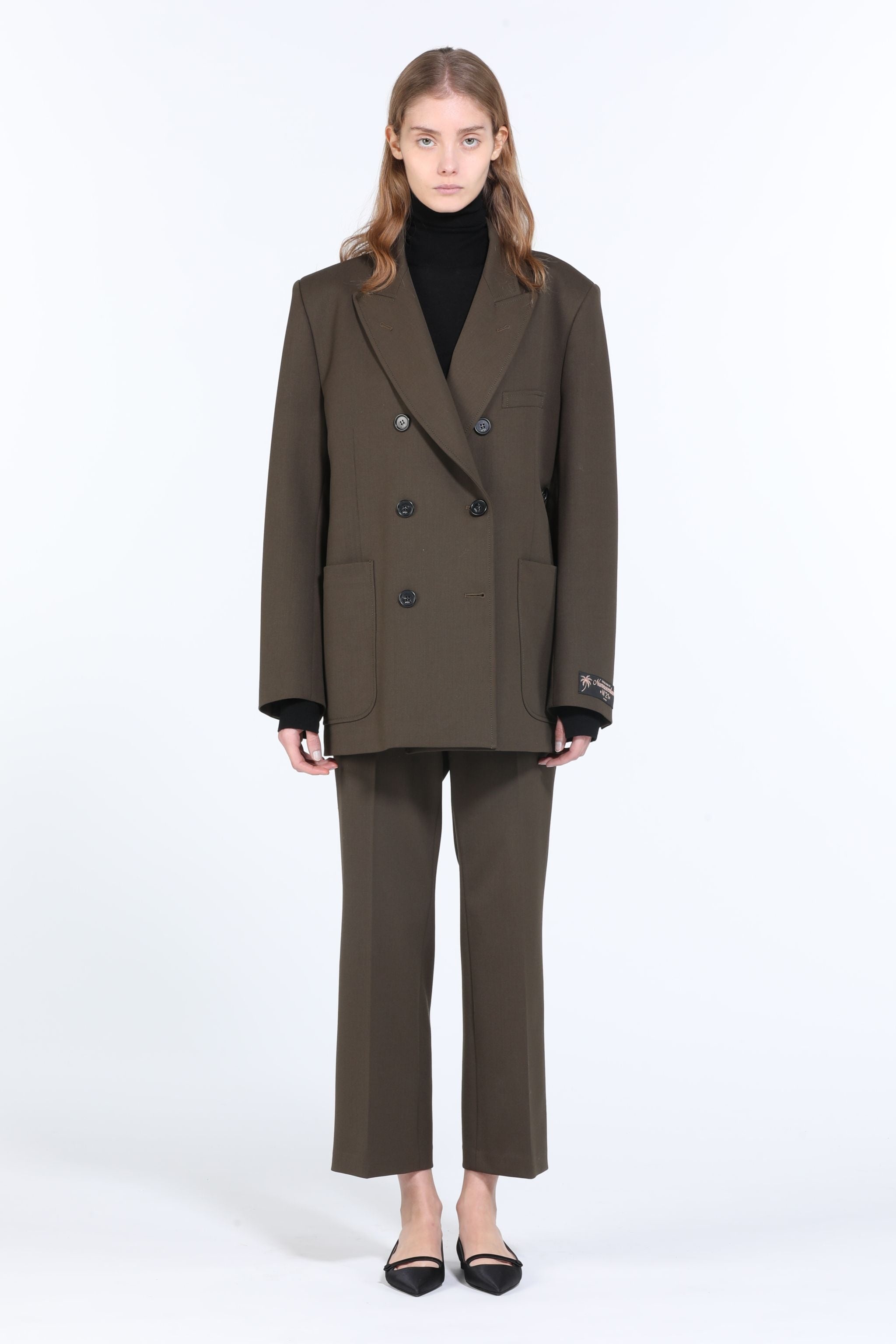 CROPPED STRAIGHT-LEG TROUSERS - 4
