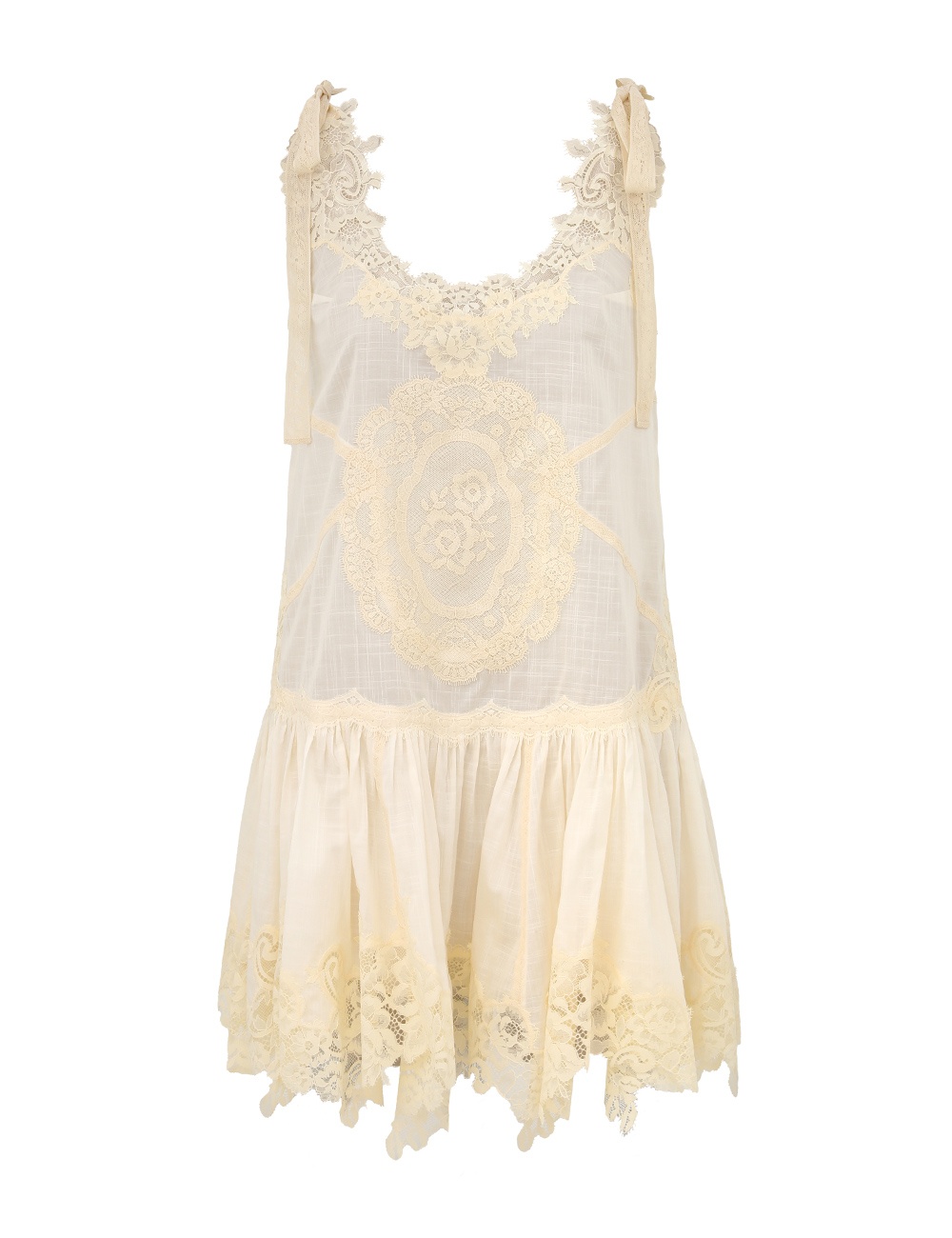 CASCADIAN LACE MINI DRESS - 1