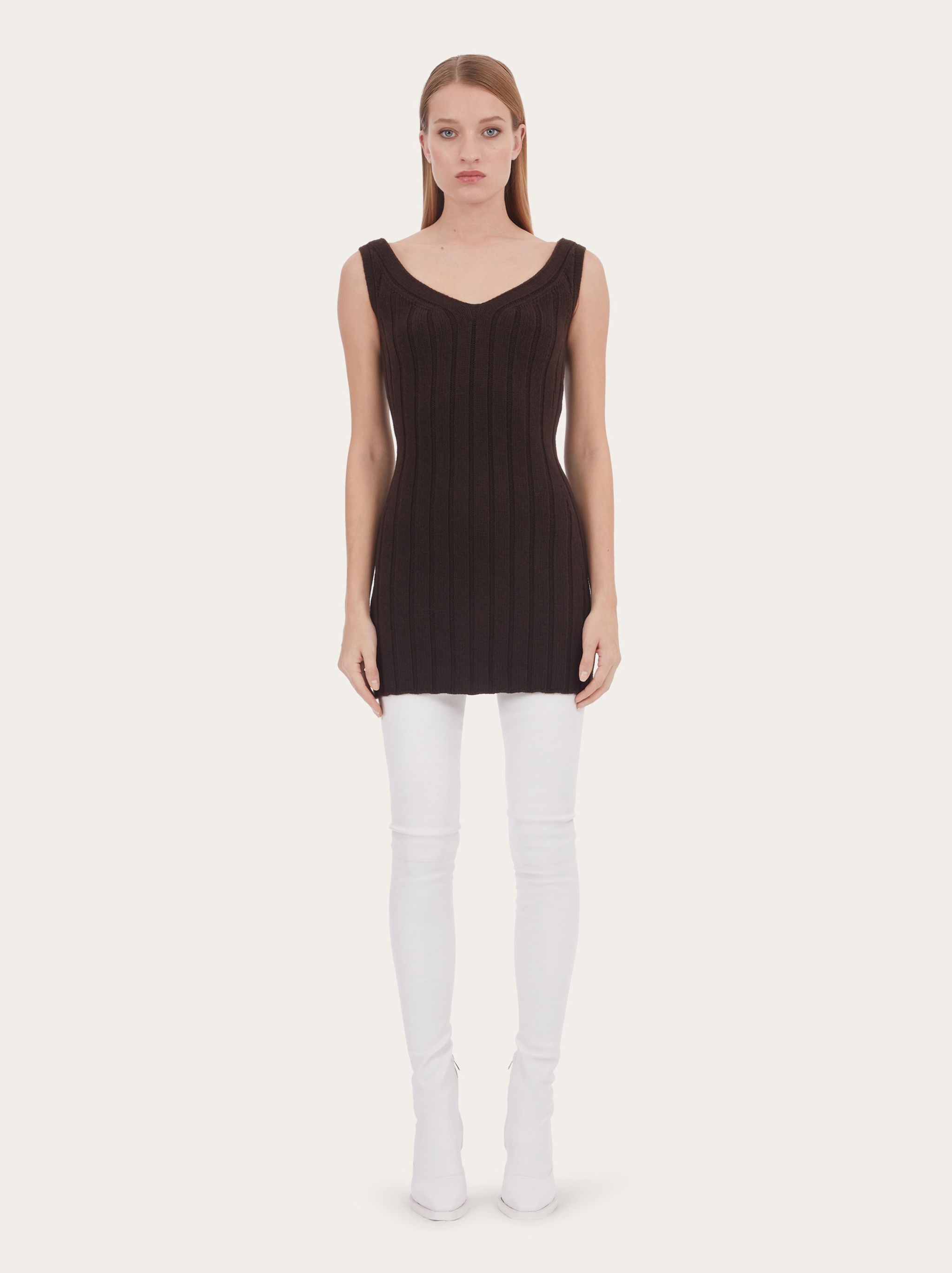 Knitted mini dress - 2