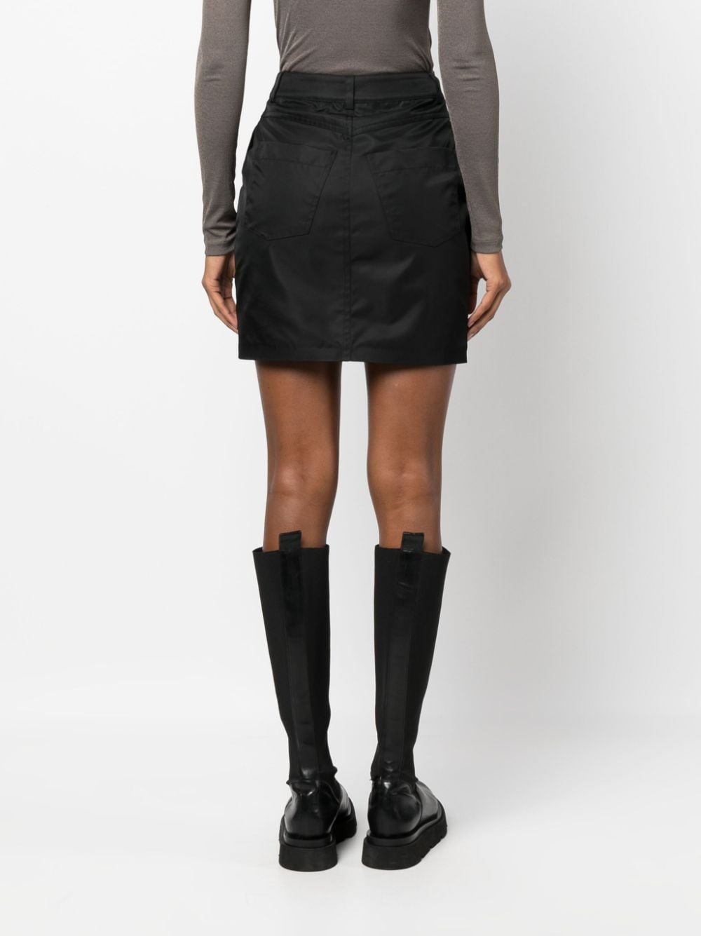 high-waist mini skirt - 4