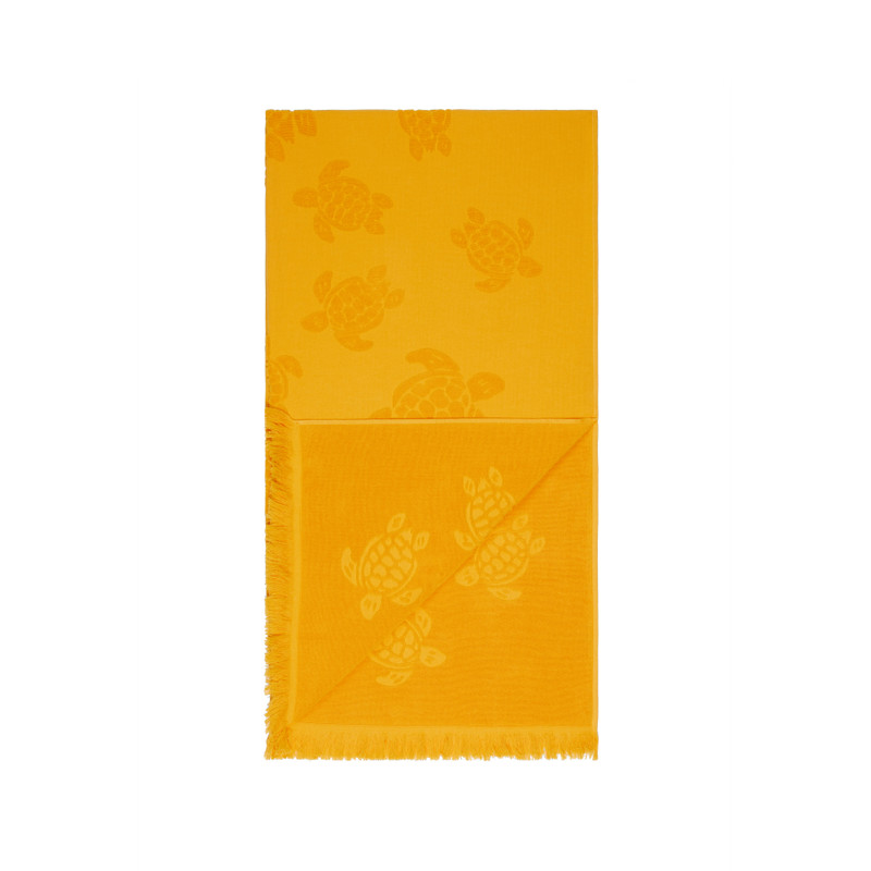Vilebrequin Beach Fouta in Organic Cotton Turtles Jacquard outlook