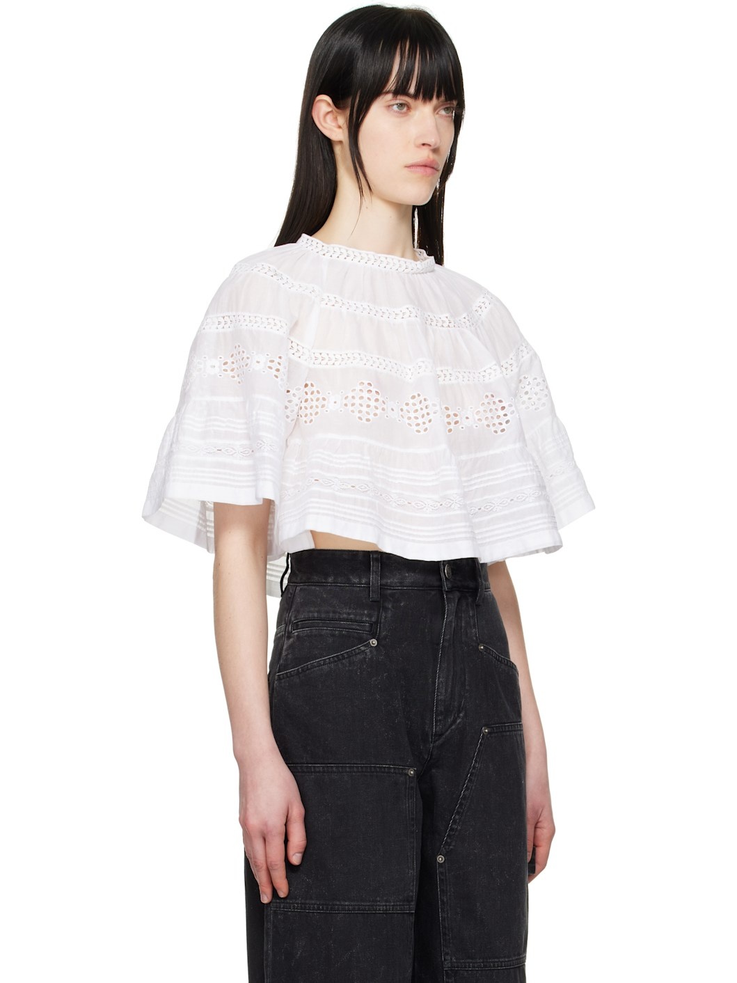 White Dilama Blouse - 2