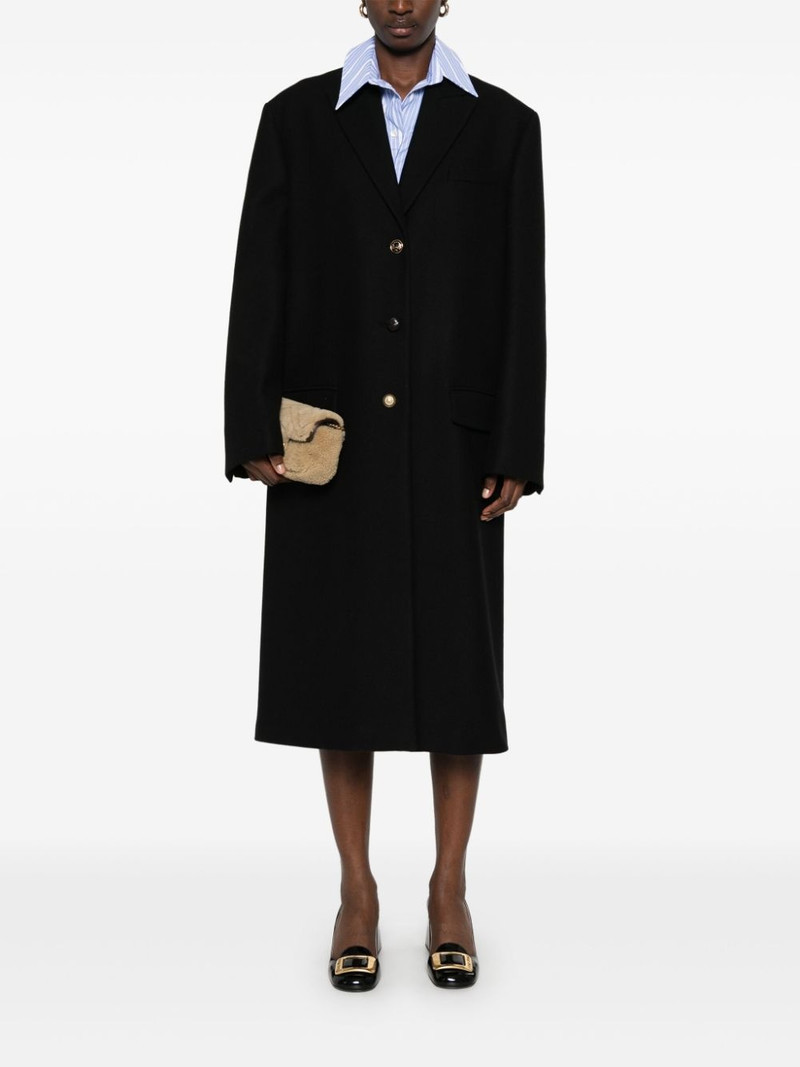 Moschino single-breasted coat outlook
