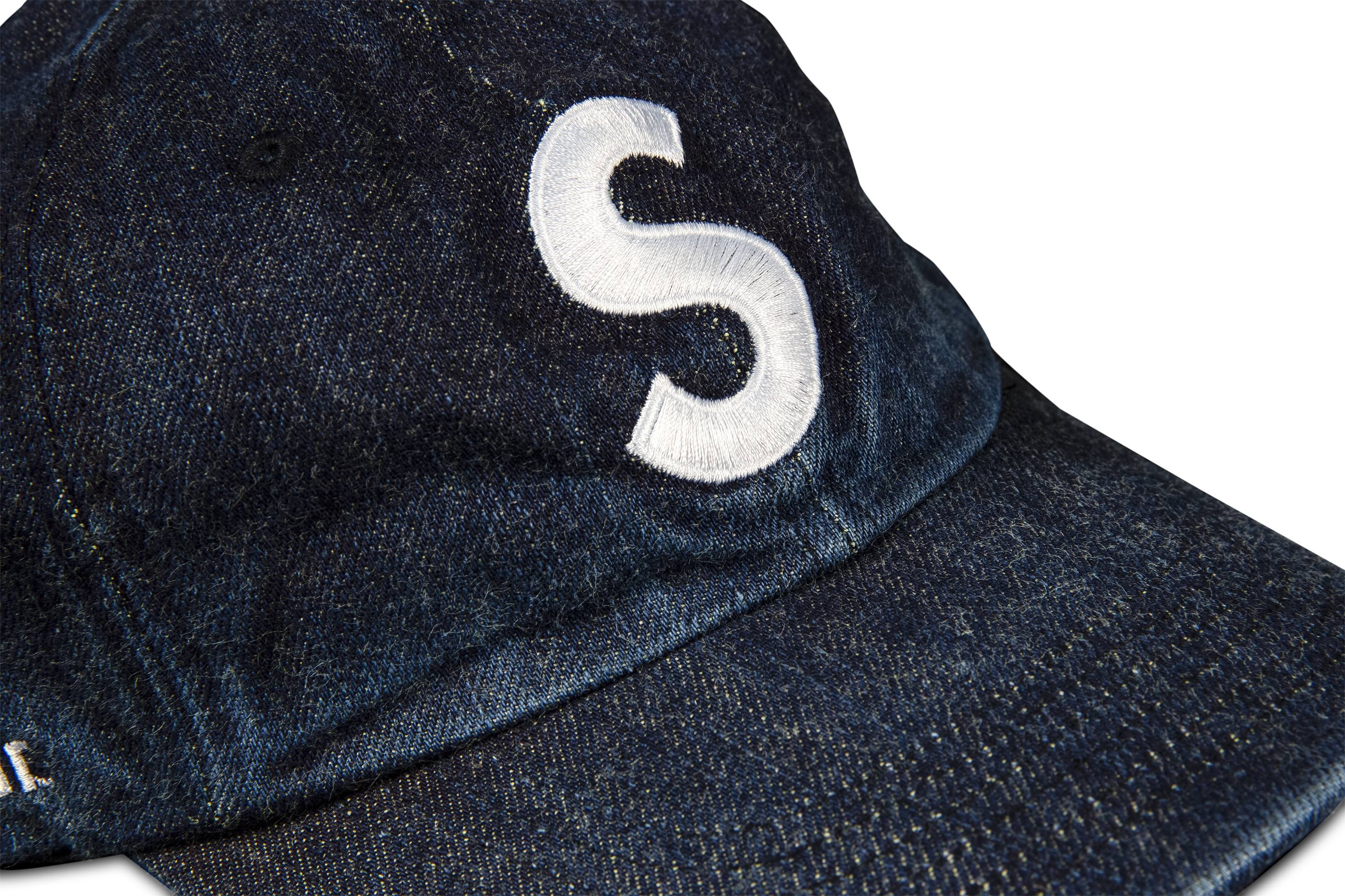 Supreme x Kevlar Denim S Logo 6-Panel 'Indigo' - 2