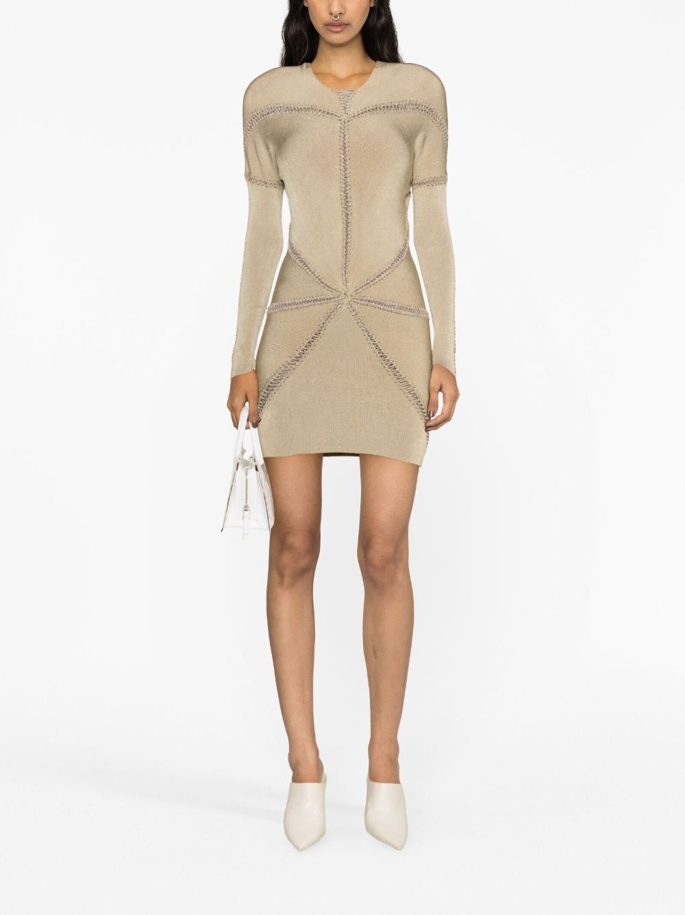 Ray whipstitch minidress - 2