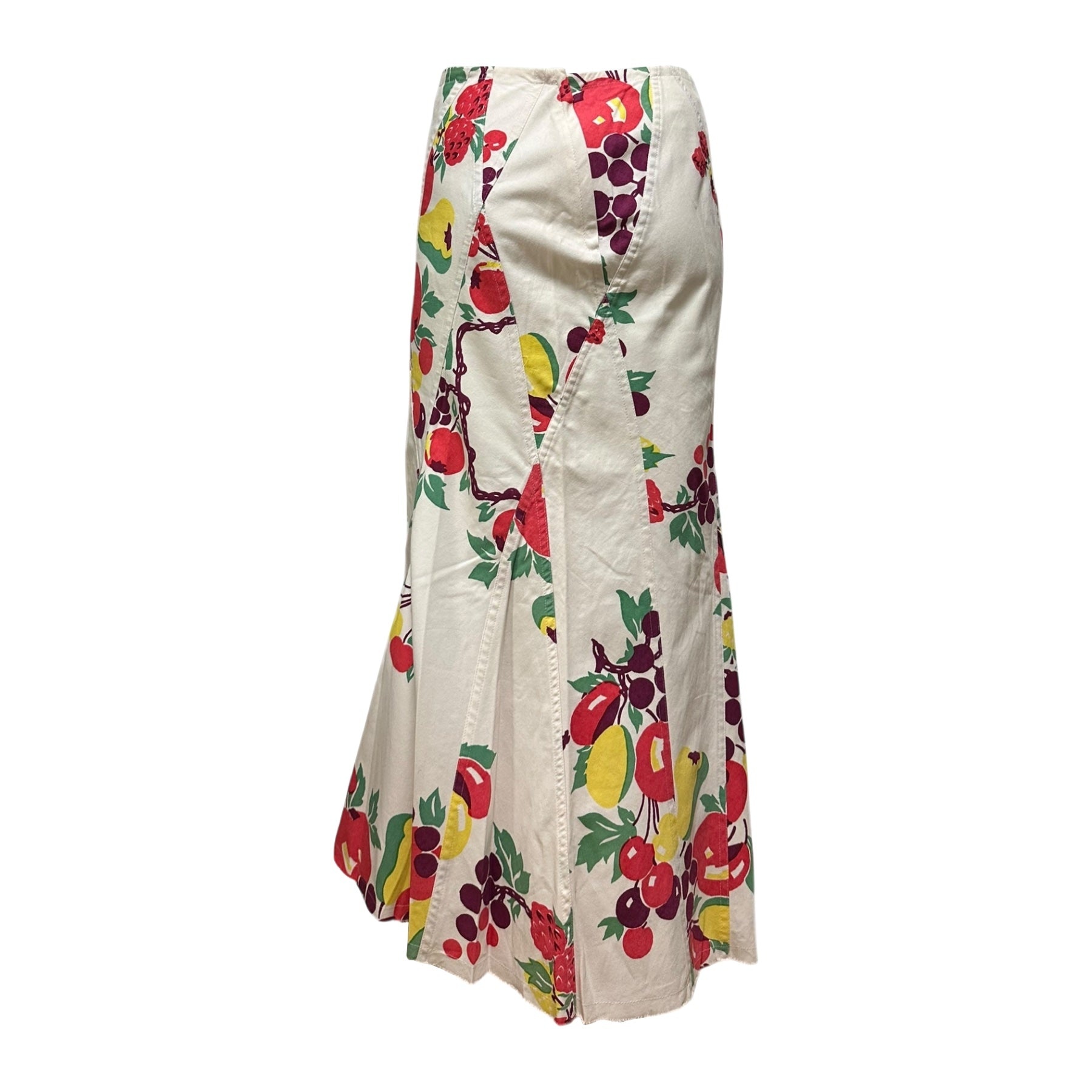 JUNYA WATANABE Spring Summer 2003 Fruit Print Maxi Skirt - 2
