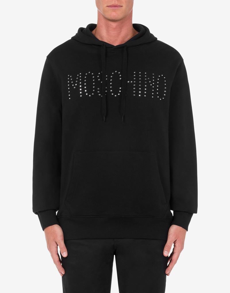 Moschino EMBROIDERED MIRRORS HOODIE outlook
