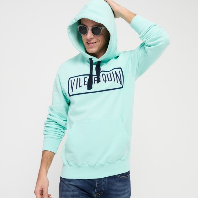 Men Cotton Hoodie Sweatshirt Solid - 10