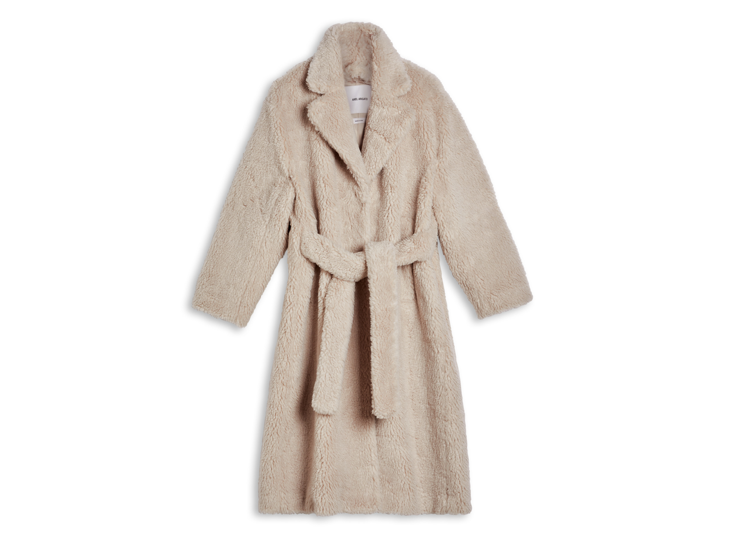 Eden Shearling Wrap Coat - 1