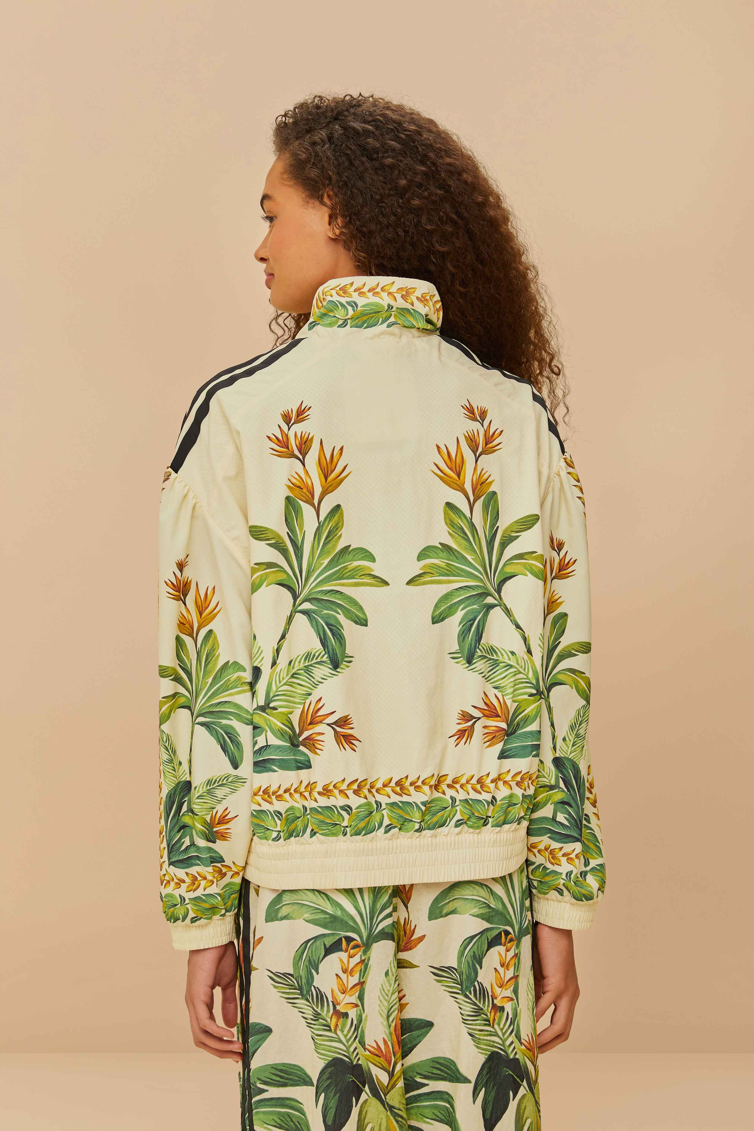 Adidas Tropical Breeze Cream White Jacket - 4