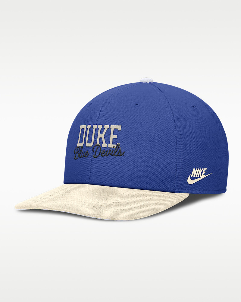 Duke Legacy Script Men's Nike Dri-FIT College Adjustable Hat 1