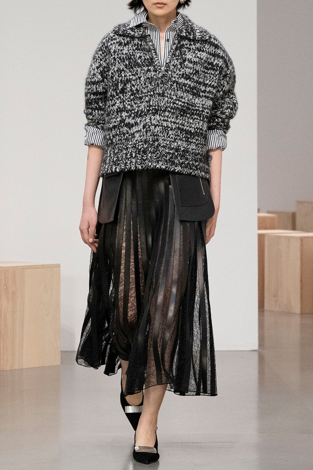 Alix Leather Skirt - 2