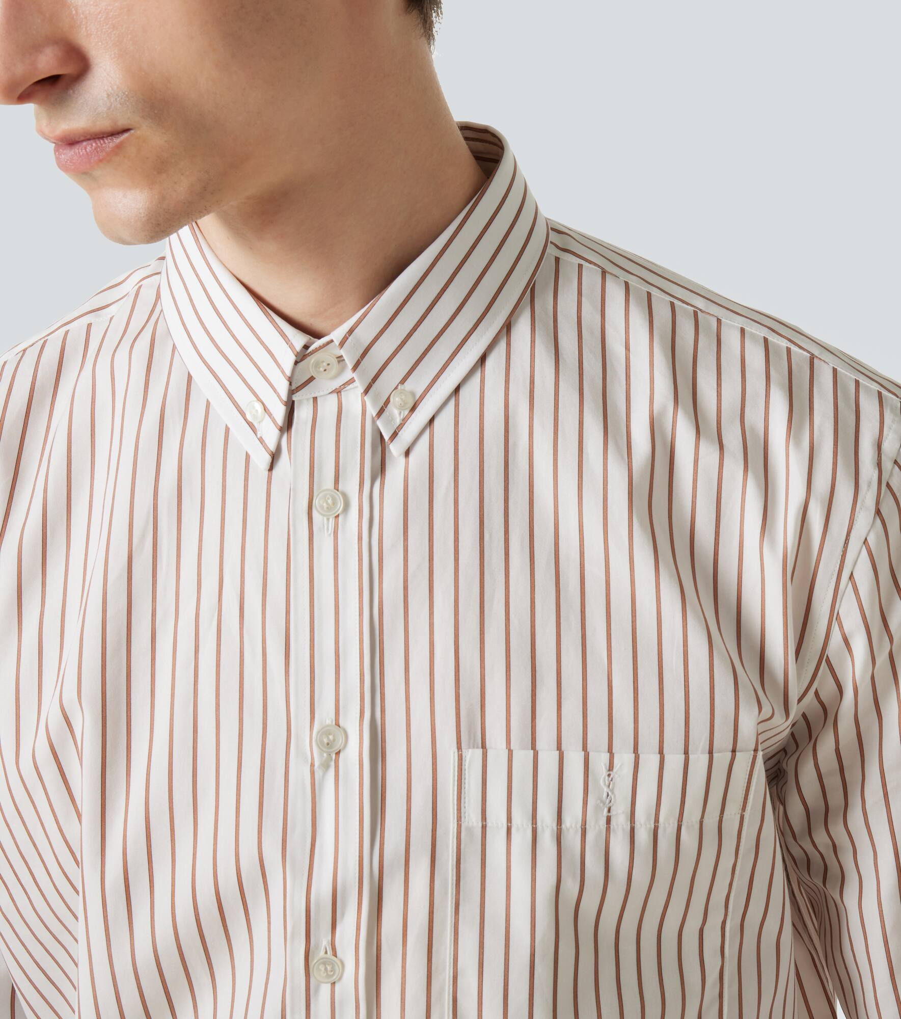 Cassandre striped cotton poplin shirt - 6