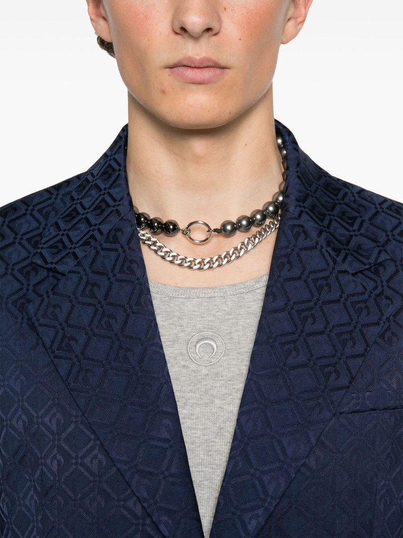 Moon Diamond jacquard blazer 5