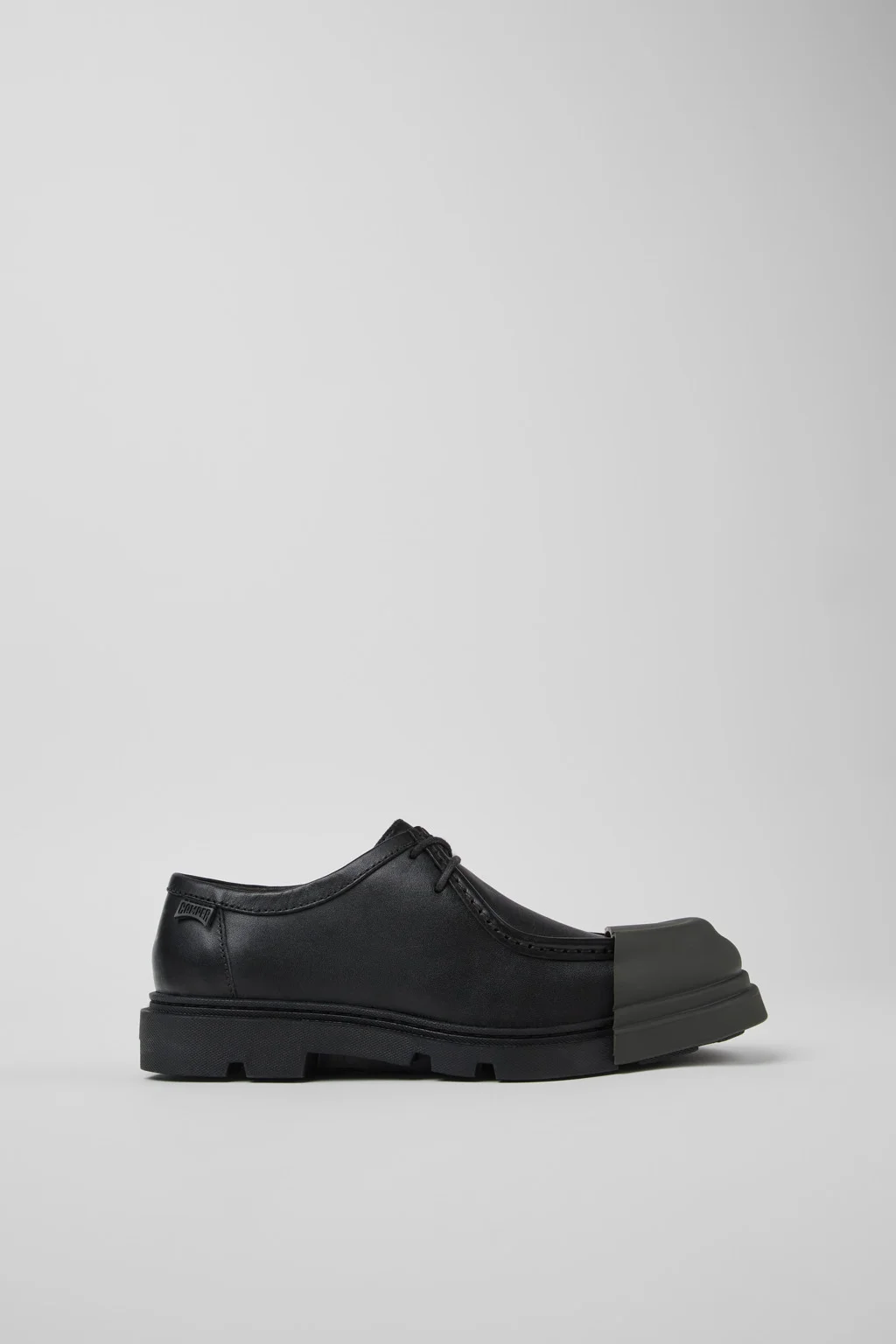 Junction Black Leather Women's Shoe. - 1