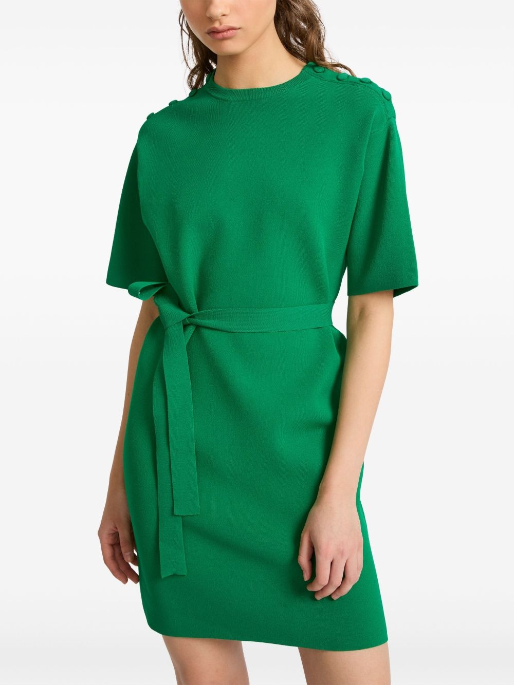 knitted T-shirt dress - 4