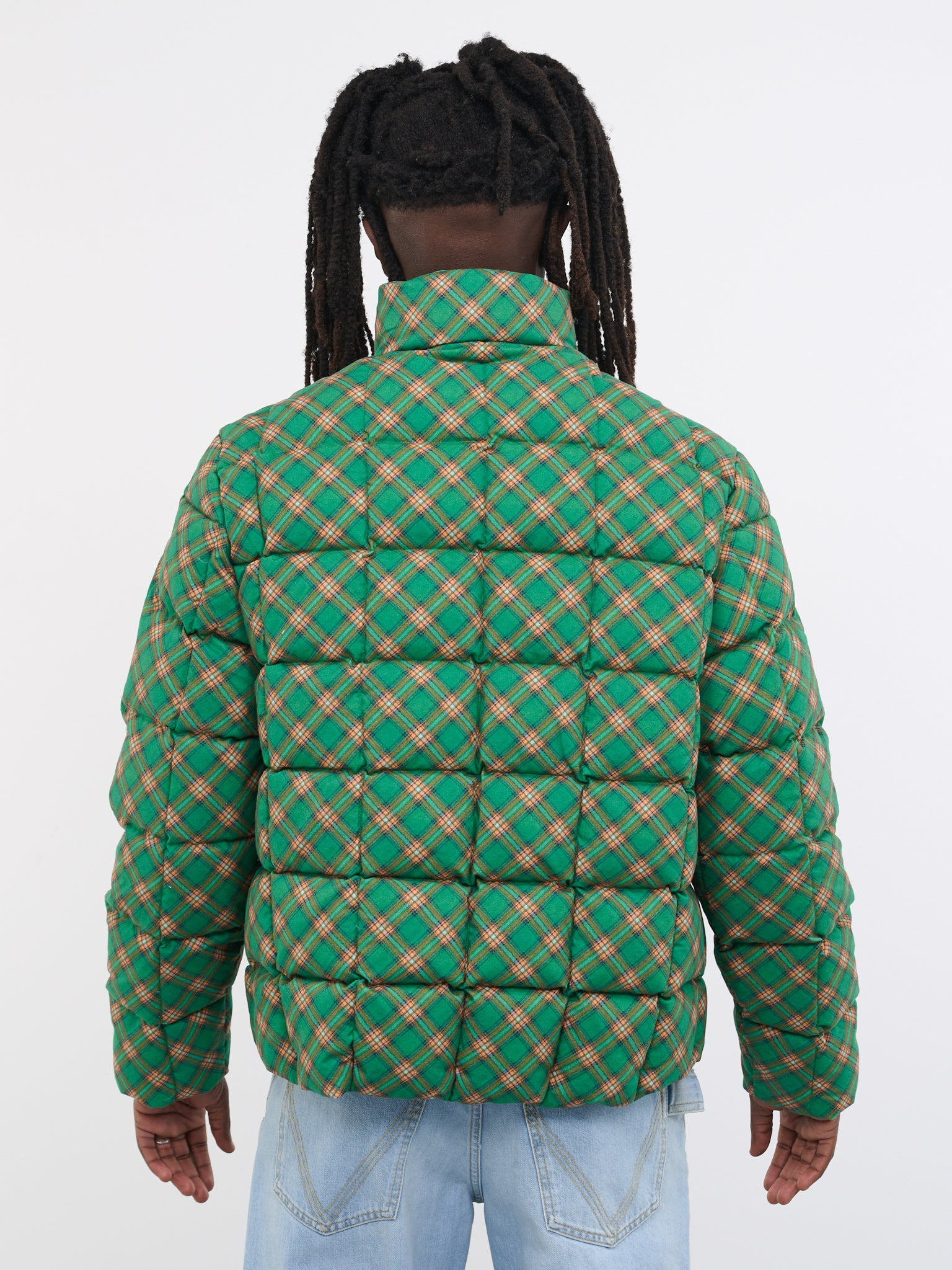 Plaid Puffer Jacket - 3