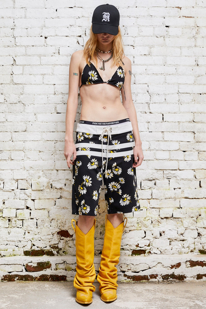 Surf Set - Daisy on Black | R13 Denim Official Site 1