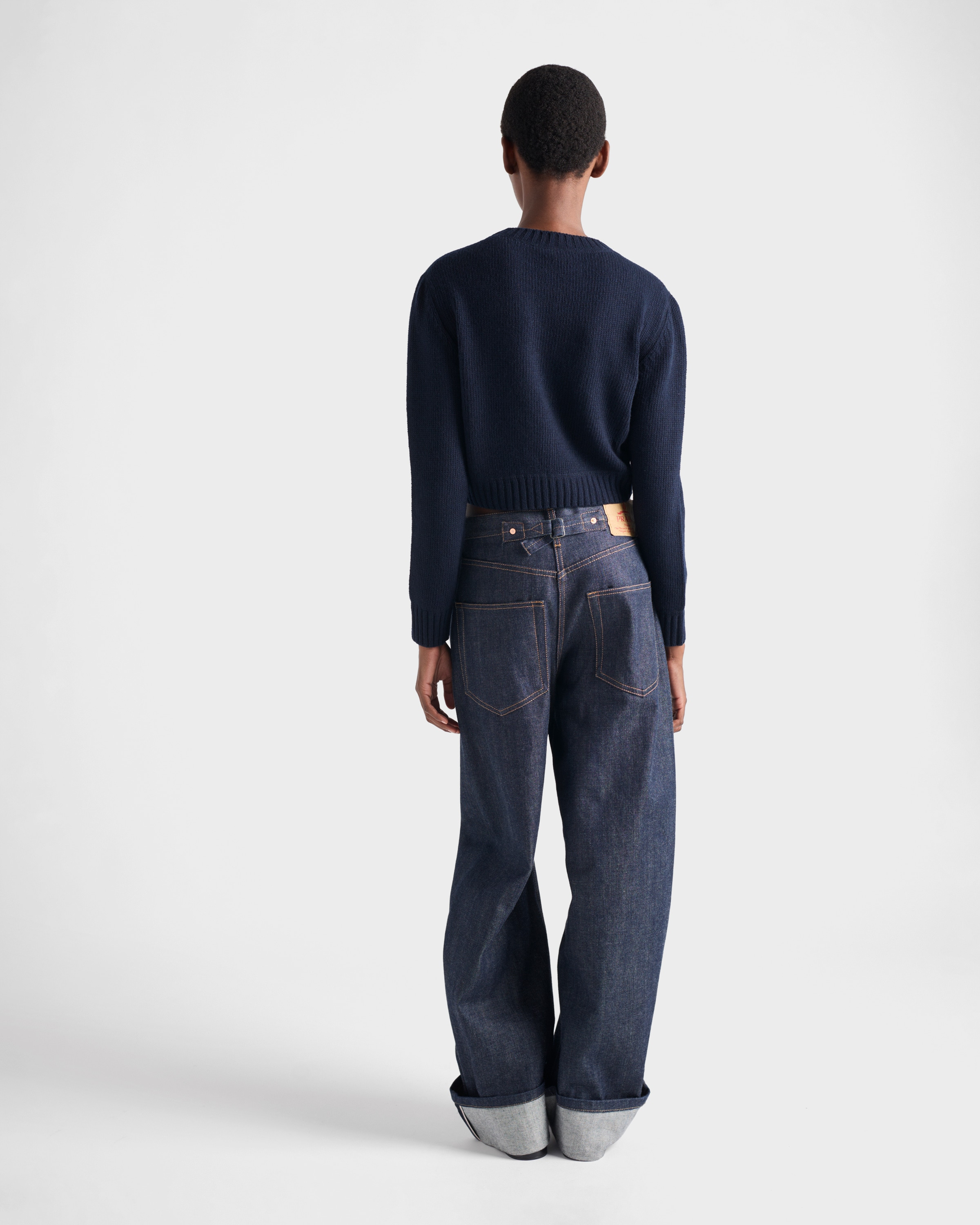 Wool and cashmere crew-neck sweater - 5