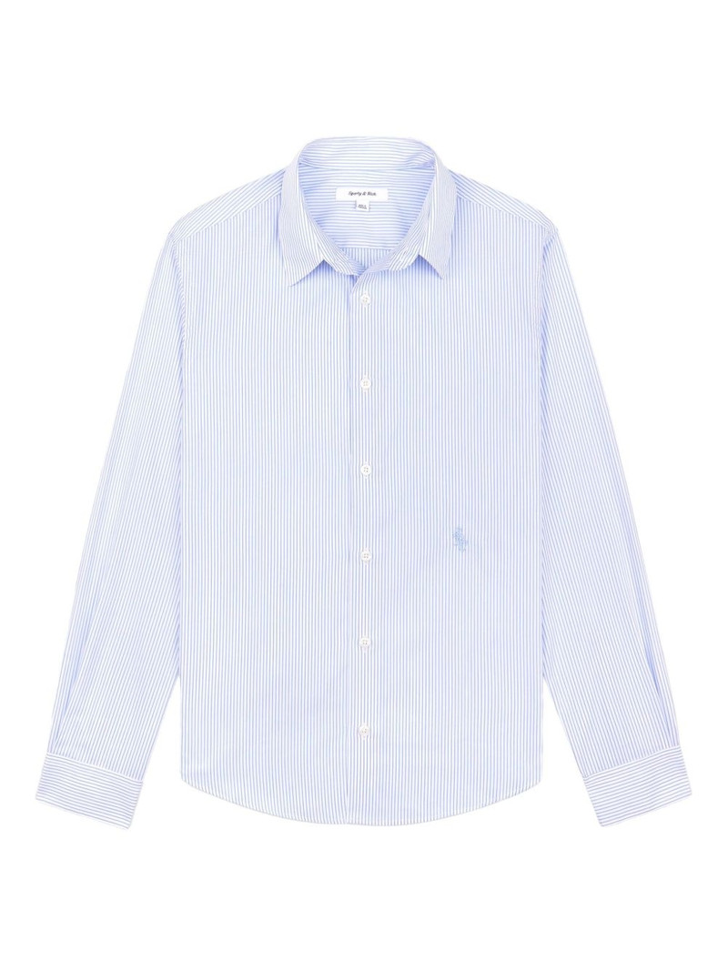 striped button-up shirt 1