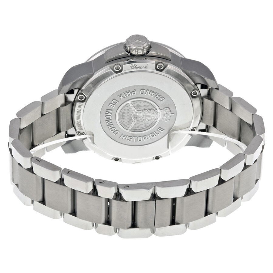Pre-owned Chopard Grand Prix de Monaco Historique Power Control Silver Dial Men's Watch 158569-3001 - 3