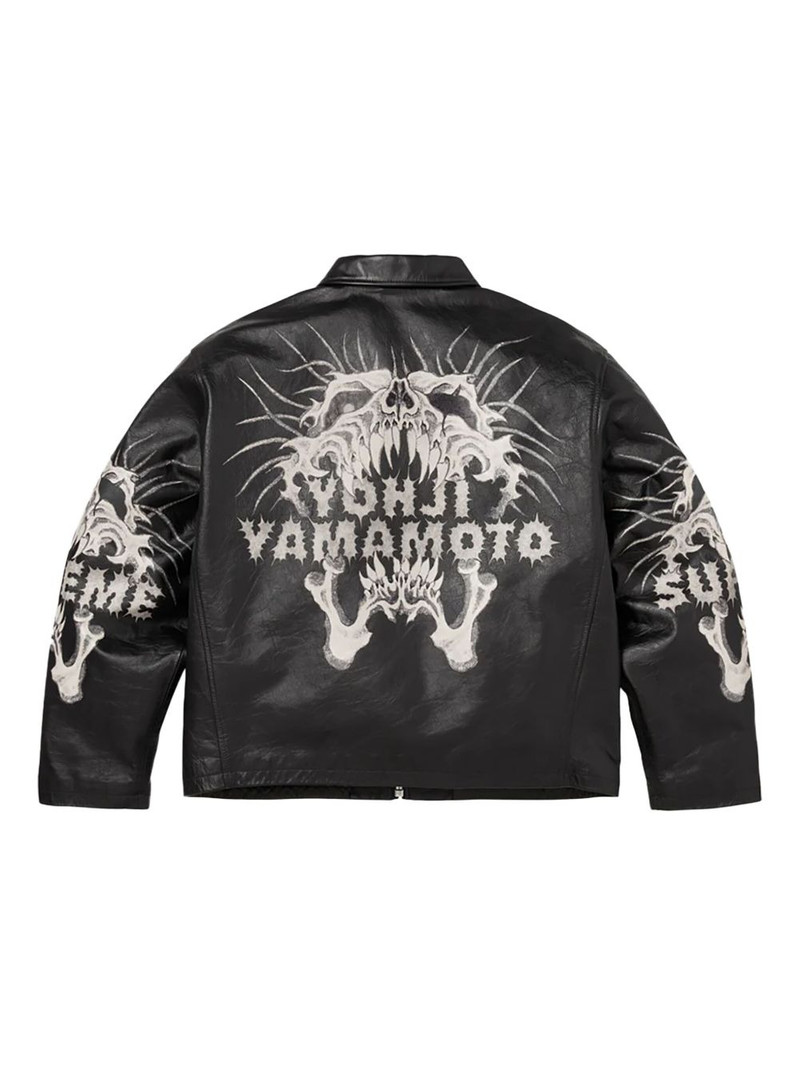 Supreme x Yohji Yamamoto leather jacket outlook