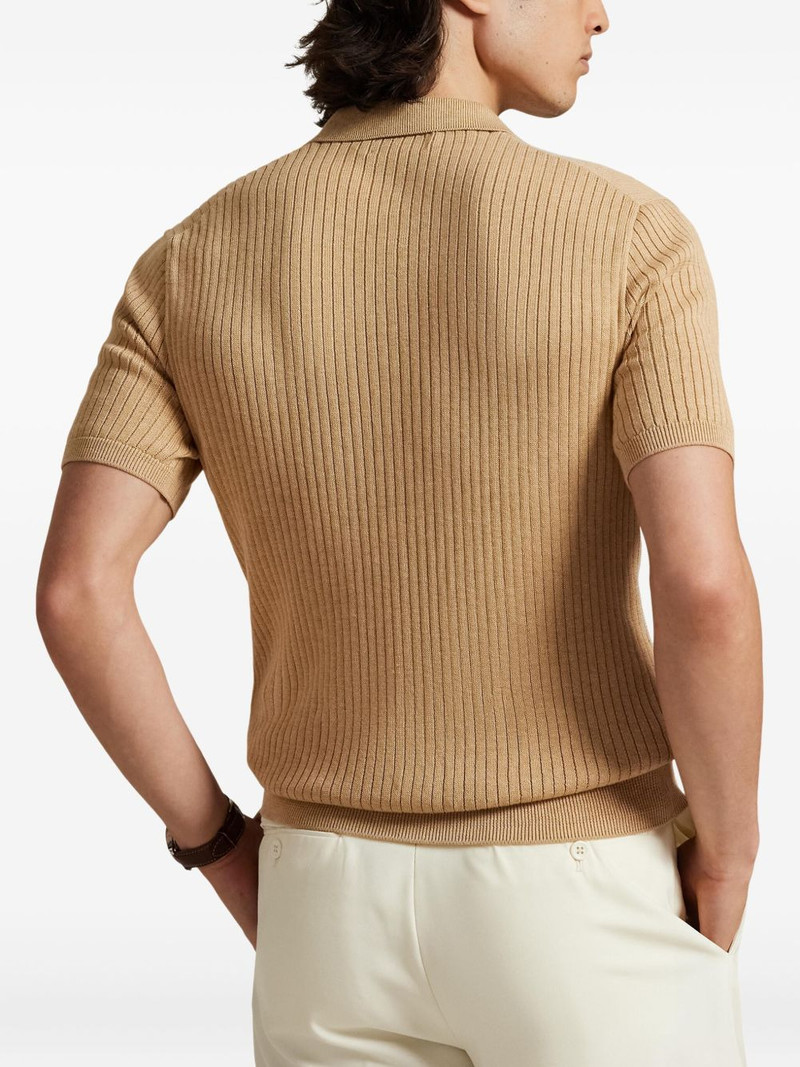 collared ribbed T-shirt 4