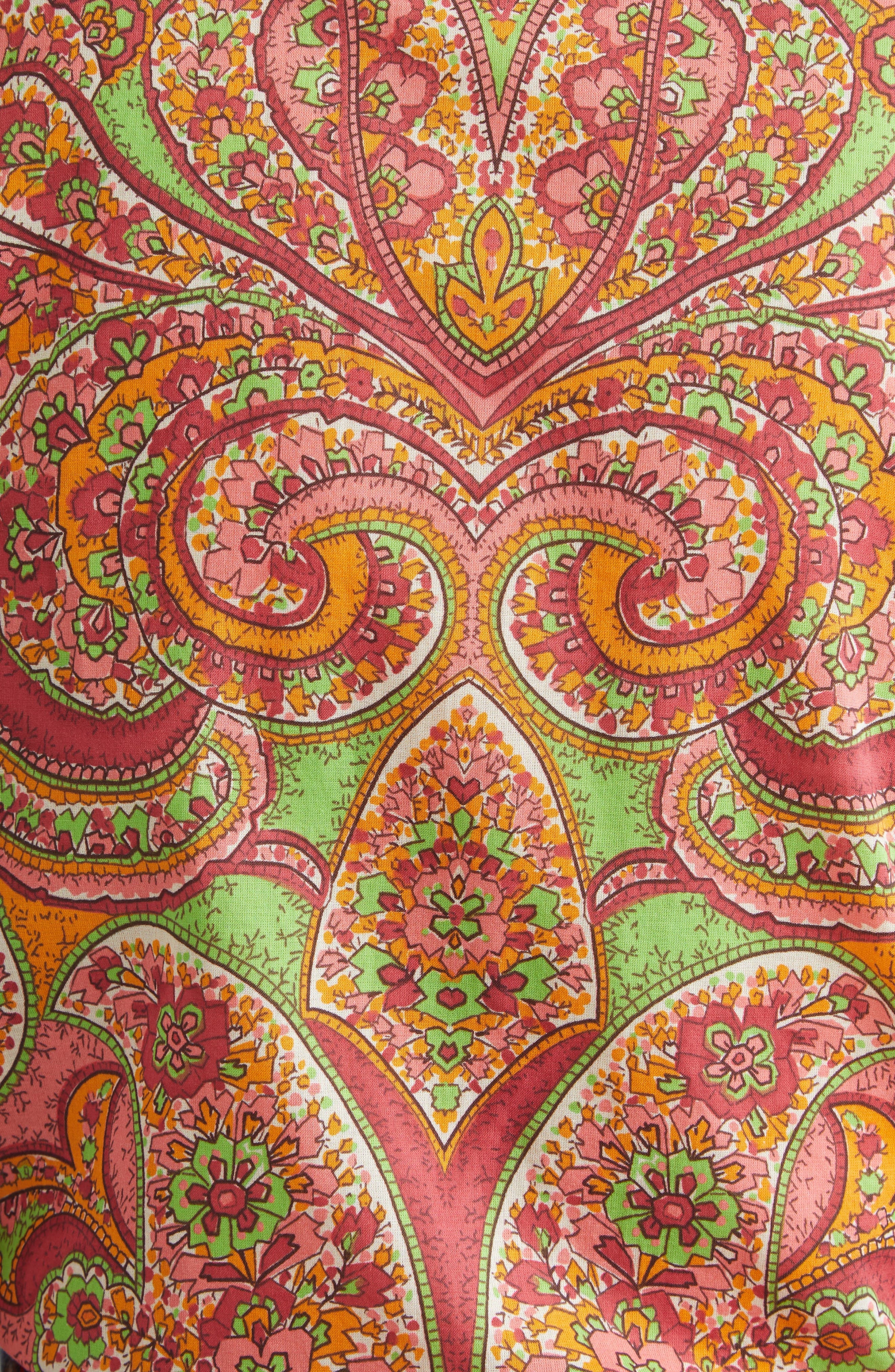 Valentino Garavani Paisley Button-Up Shirt in Pink Multi at Nordstrom - 7