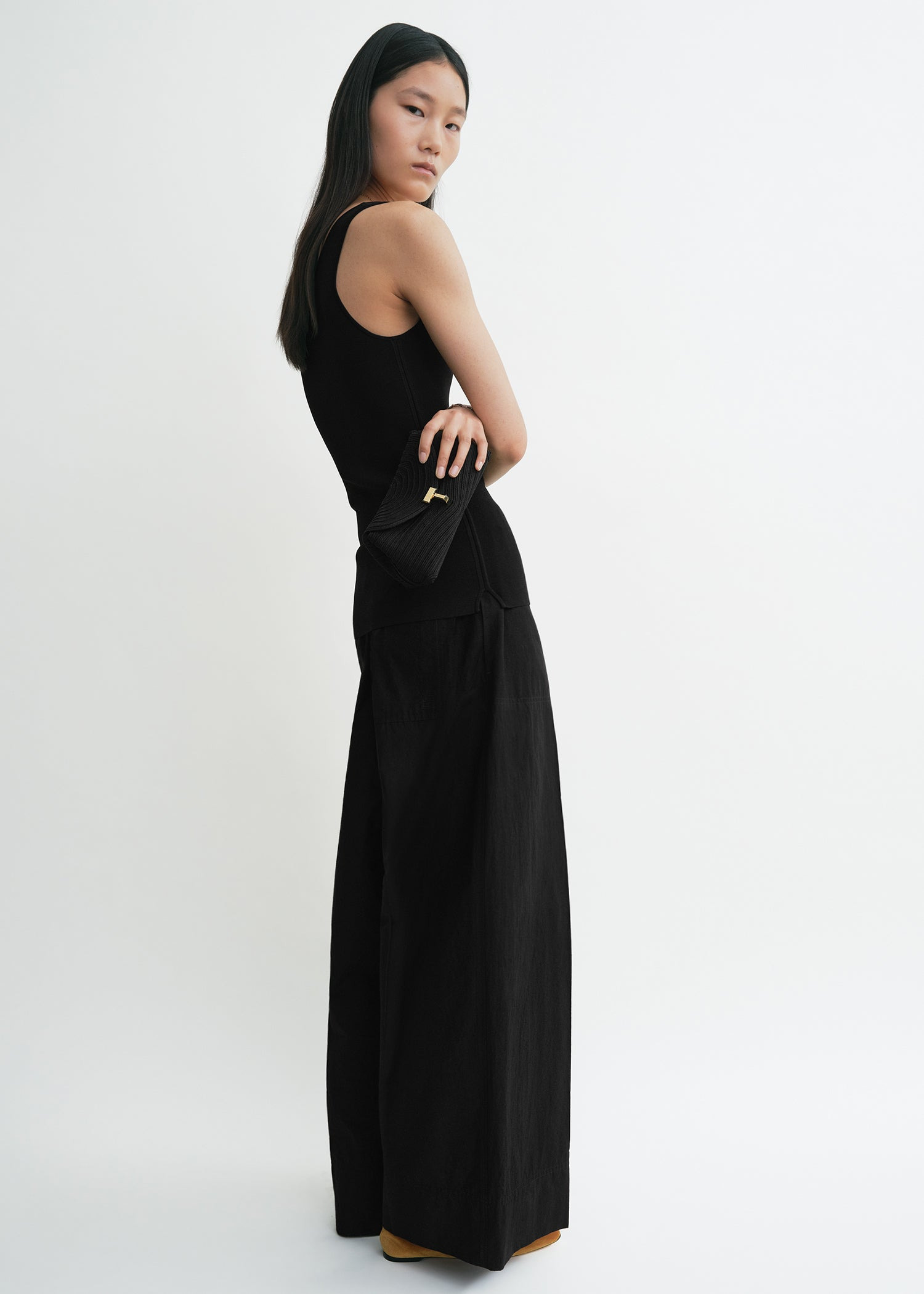 Wide summer trousers black - 3