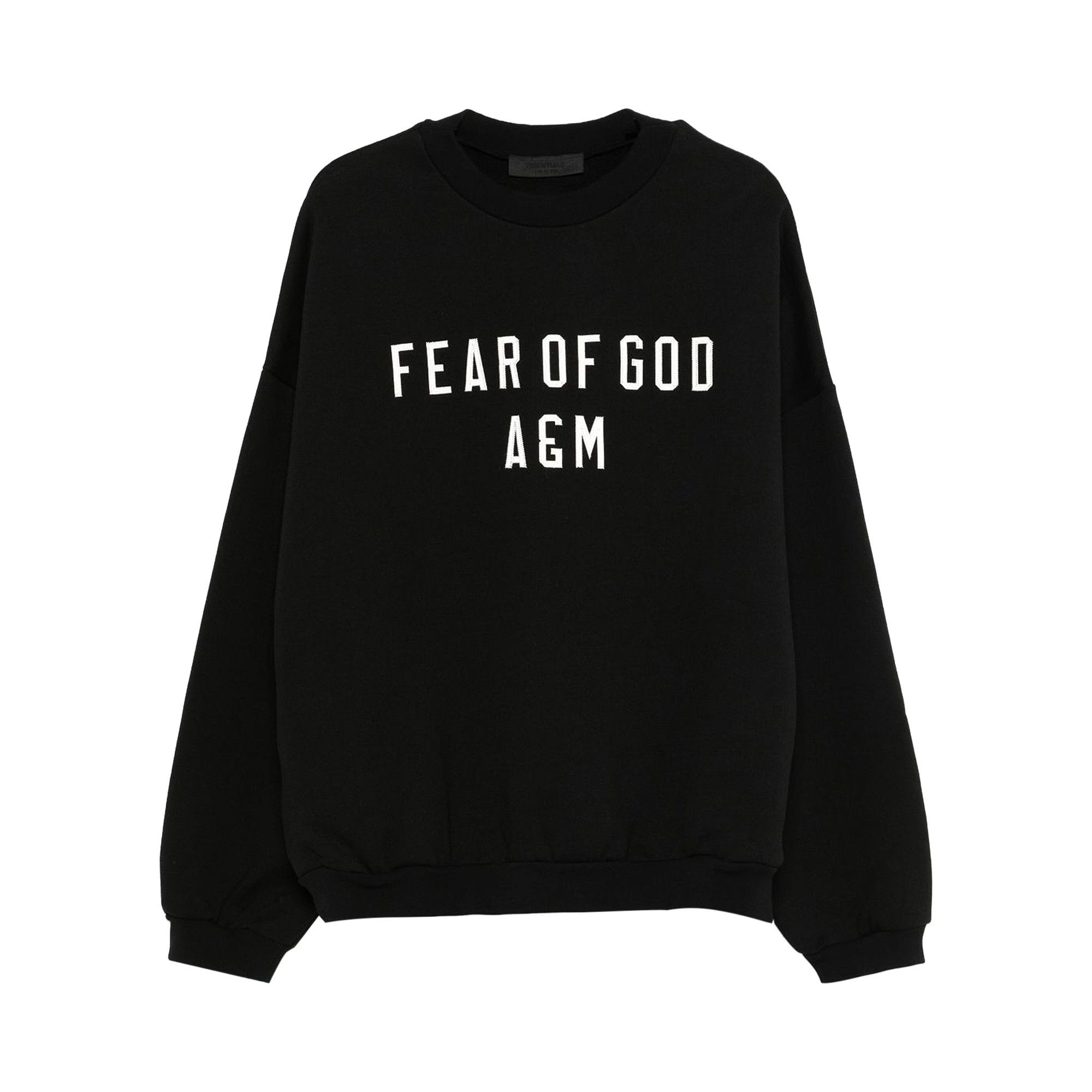 Fear of God Essentials Heavy Fleece Crewneck 'Black' - 1