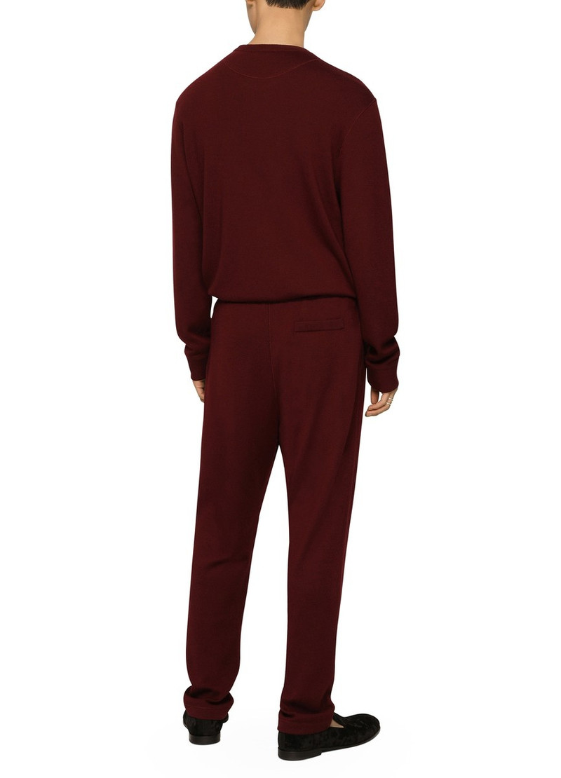 Wool and cashmere jogging pants 3