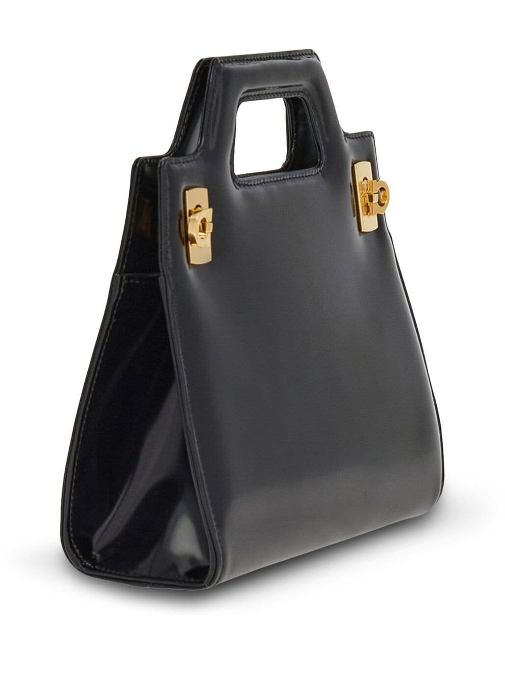 mini Wanda calf leather tote bag - 3