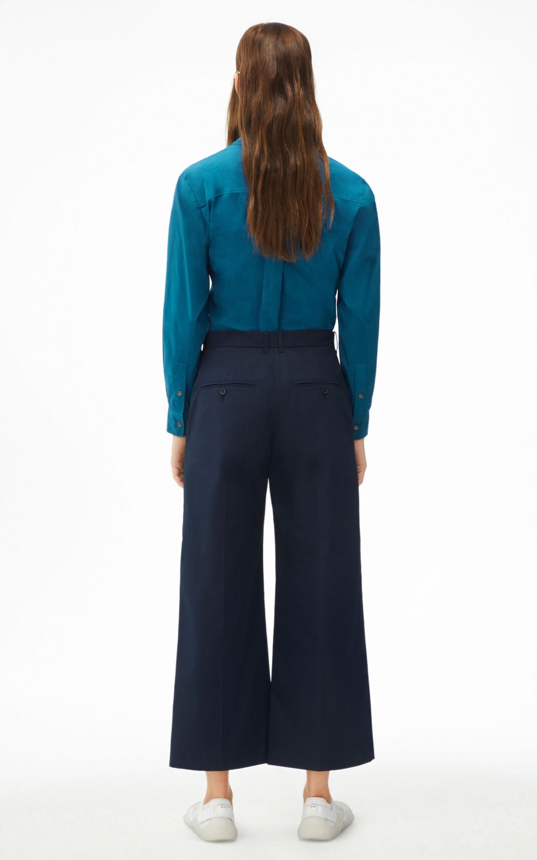 Cropped flared trousers - 2