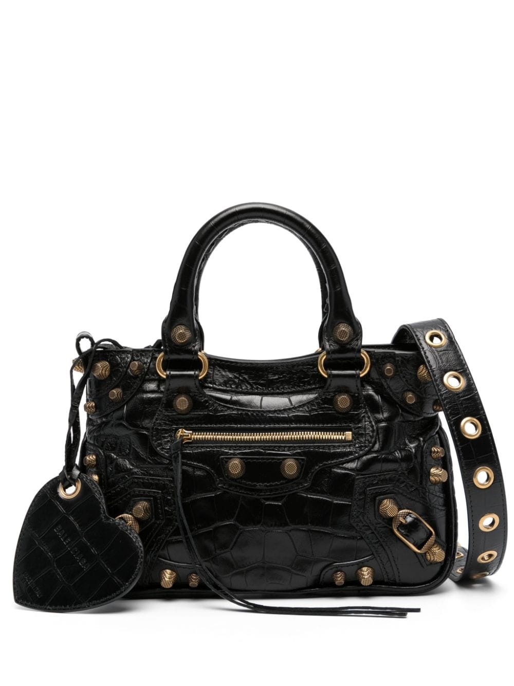 Balenciaga Le Cagole leather tote bag - Black