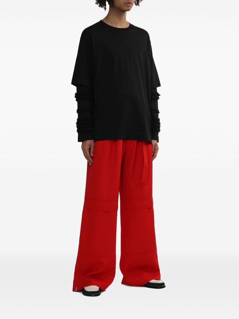 Simone Rocha ruffle-detailing T-shirt outlook