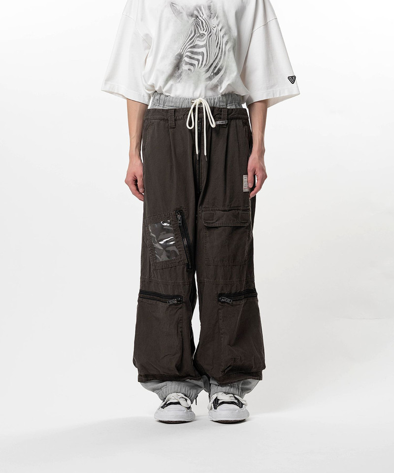 Maison MIHARAYASUHIRO Sweat Pants Combined Flight Pants outlook