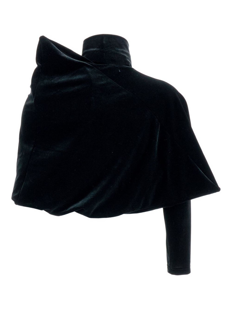 Junya Watanabe asymmetric high-neck top outlook