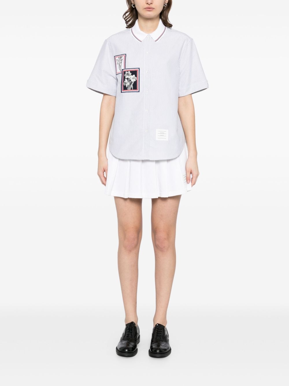 appliqué detailing shirt - 2
