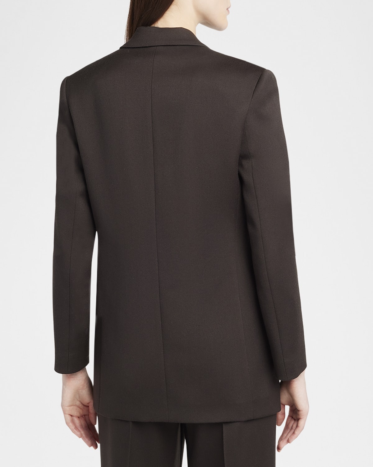 Virgin Wool Single-Breasted Blazer - 3