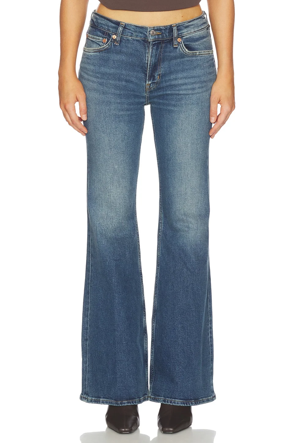 The Strutter Wide Leg & Flare Jean - 1