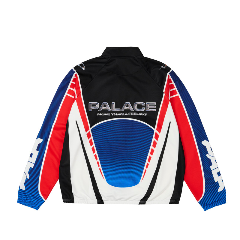PALACE MORE THAN A CYCLING ZIP JACKET RED / BLUE outlook