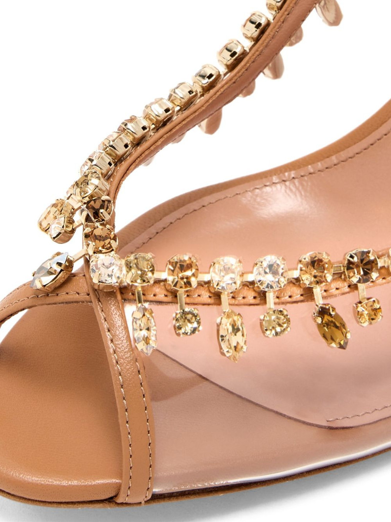 Temptation crystal-embellished slingback pumps 4