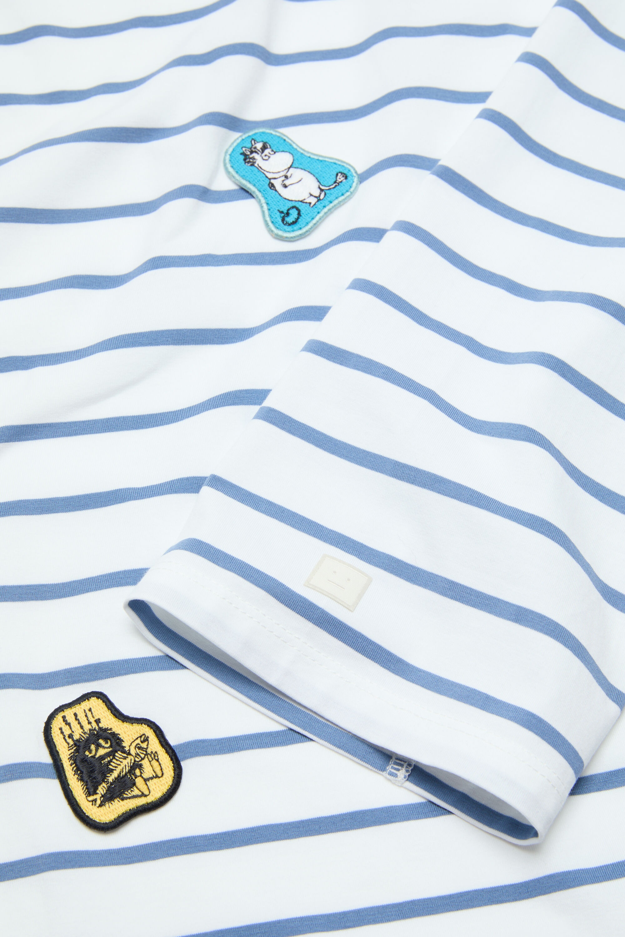 Long sleeve t-shirt - Acne Studios x Moomin - White/blue - 5