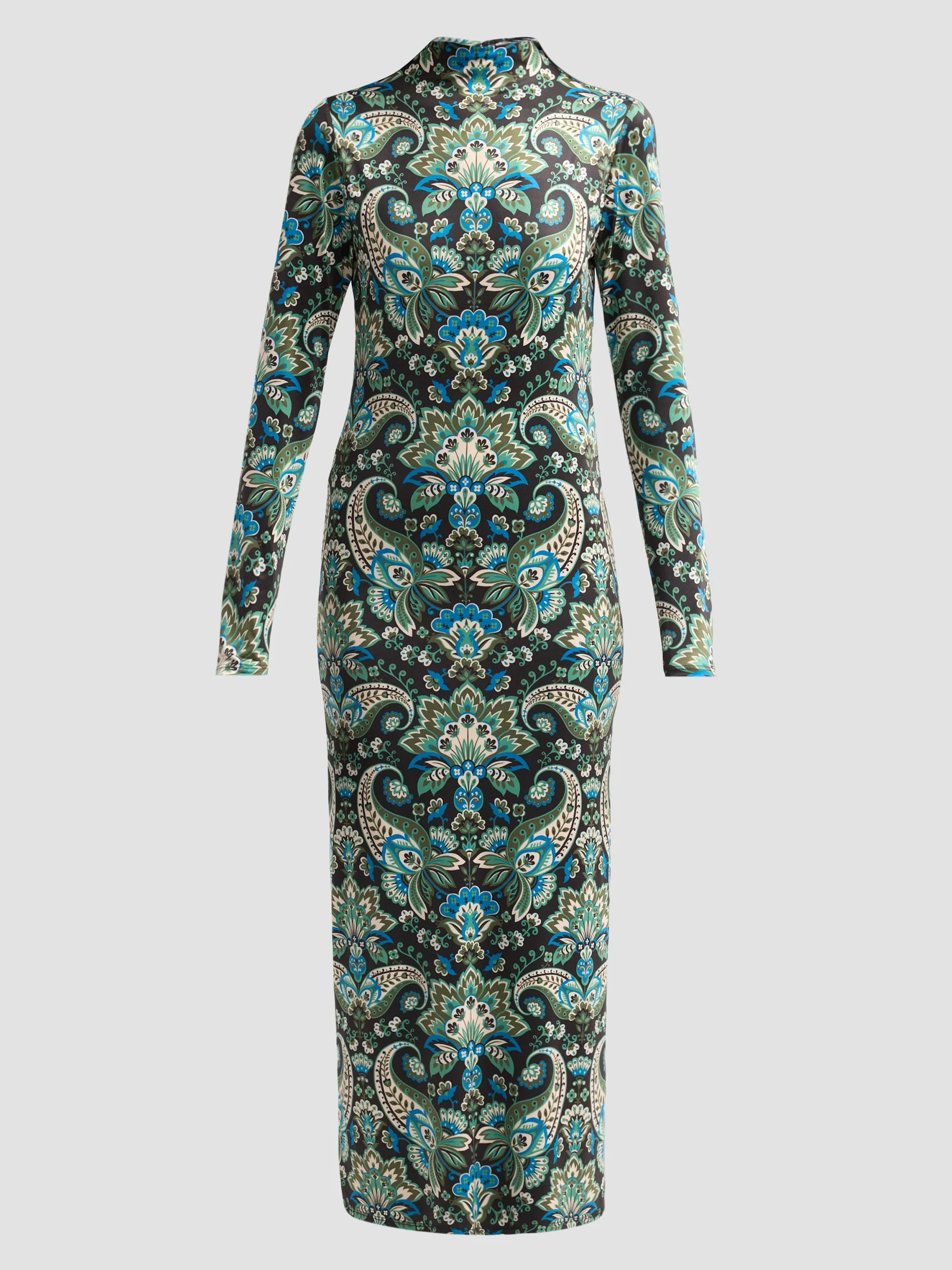 Women's Mitra Printed Maxi Dress - Reflective Chintz - 1
