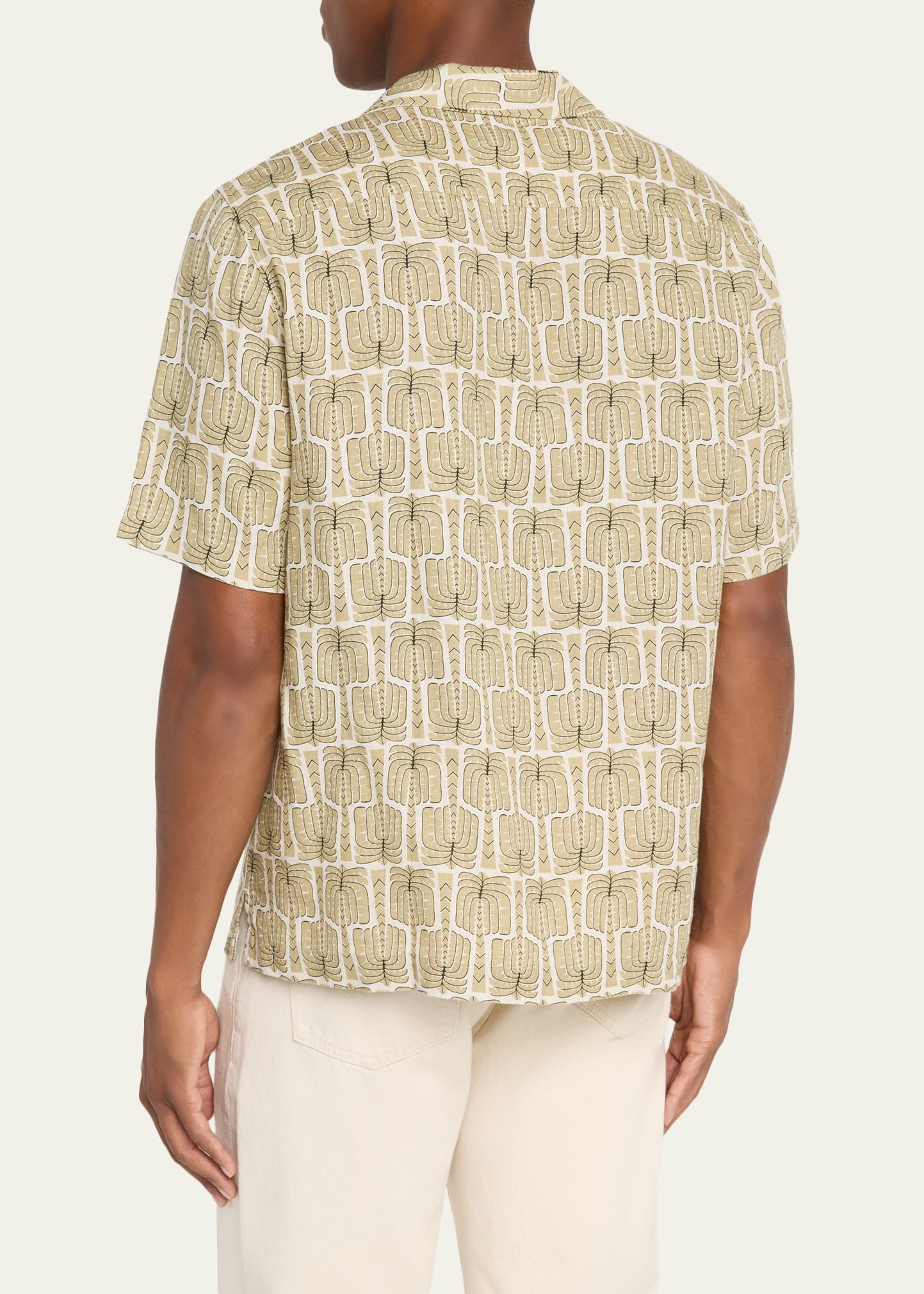 Men's Roberto Palmeira Linen Camp Shirt - 3