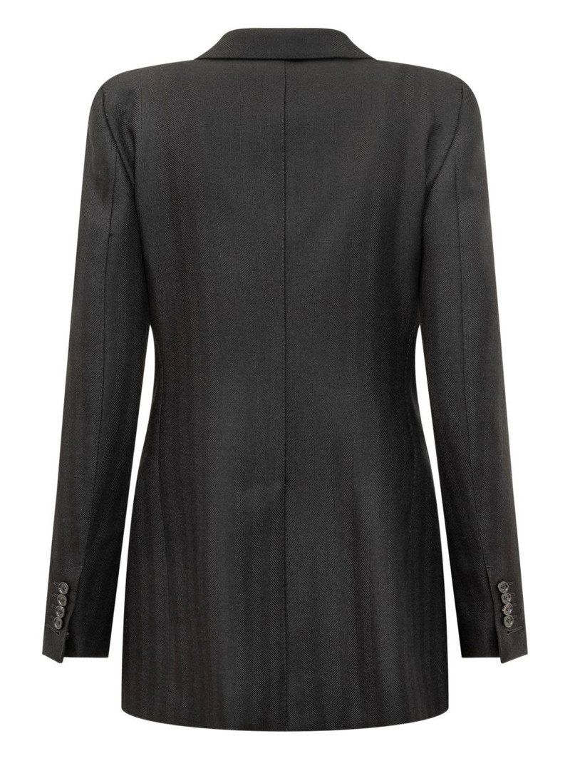 TOM FORD notched-lapel single-breasted blazer outlook