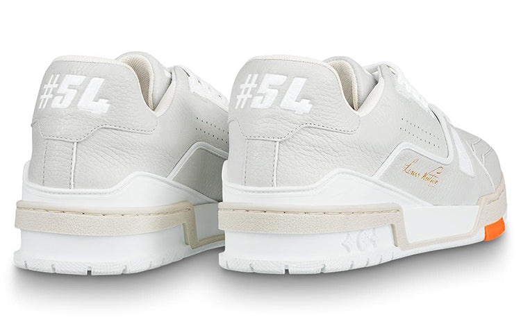 LOUIS VUITTON Trainer Sneakers 'White Orange' 1A5A0V - 3